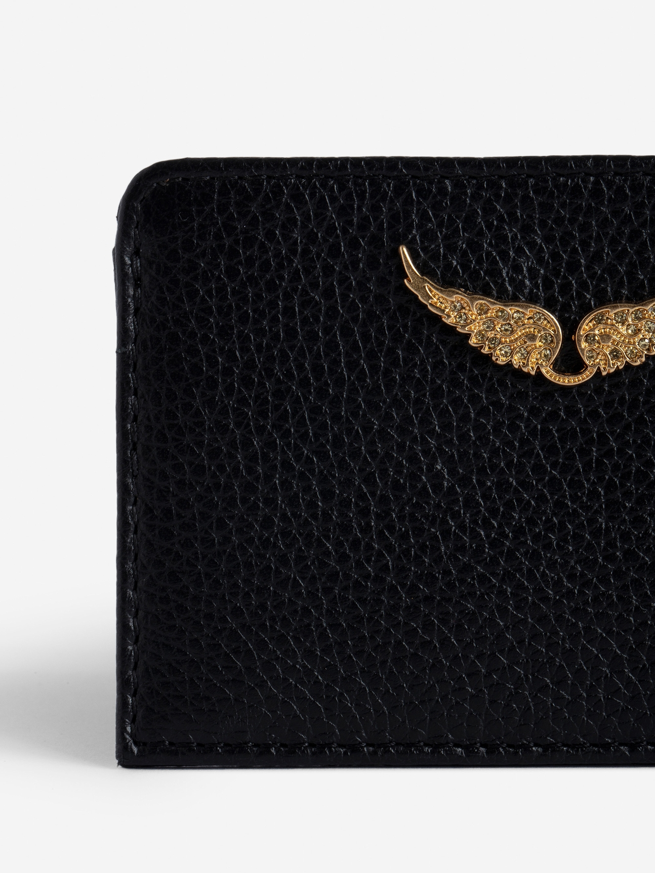 ZV PASS CARD HOLDER NOIR GOLD